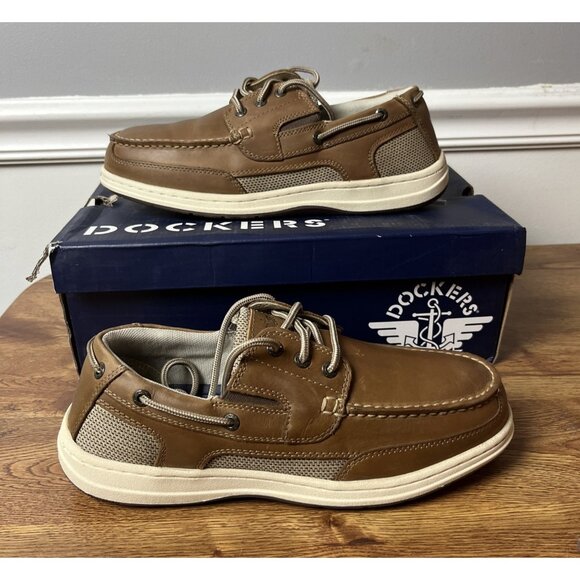 Dockers Leather Boat Shoes Mens Vargas Boat Shoes – Dockers®
